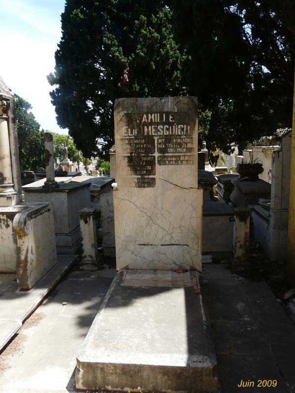 Stèle de LEVY VALENSI Benjamin